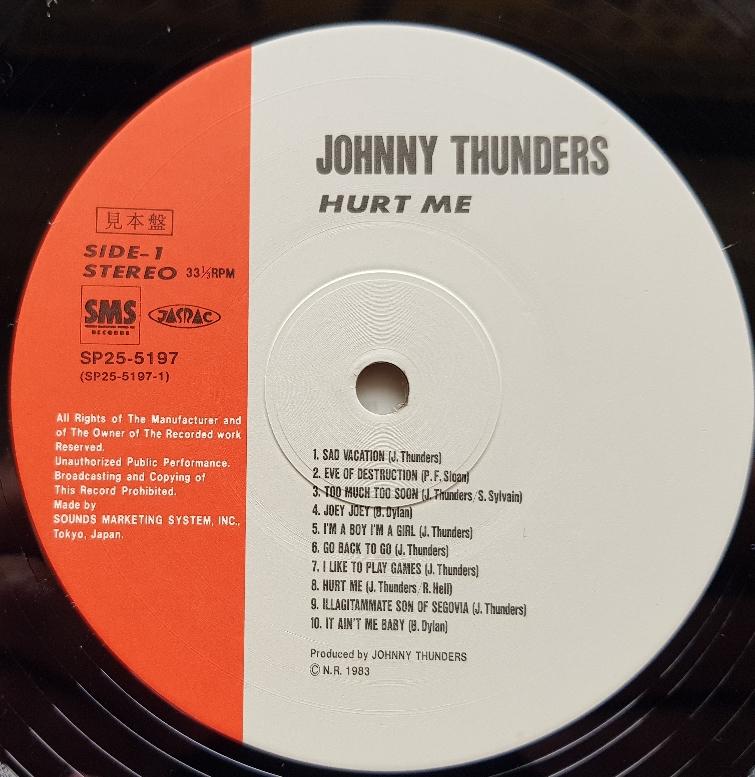 Johnny Thunders Hurt Me - 洋楽