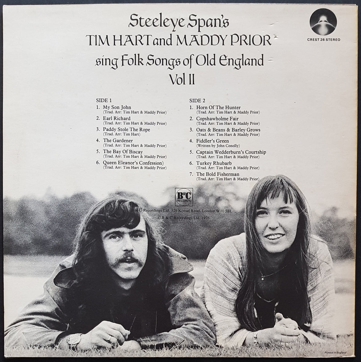 TIM HART \u0026 MADDY PRIOR☆Folk Songs Of Old - 洋楽