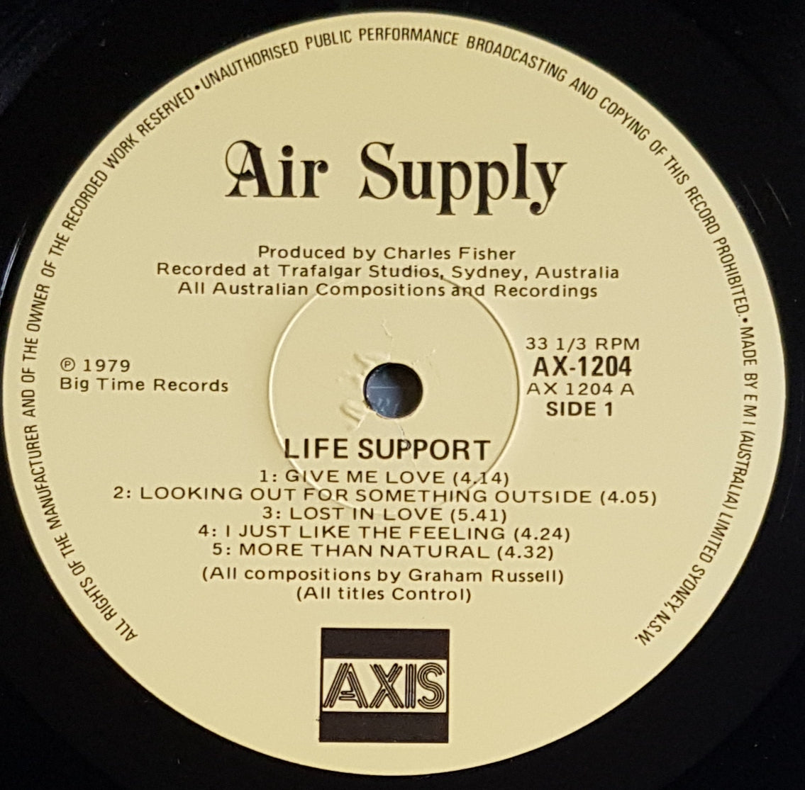 Air Supply - Life Support