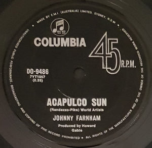 John Farnham - Acapulco Sun / As Long As Life Goes On