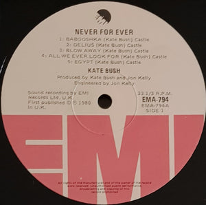 Kate Bush - Never For Ever