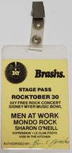 Load image into Gallery viewer, Men At Work - 3XY / Brashs Rocktober 30 1984