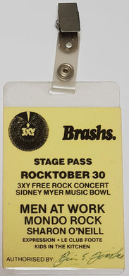 Men At Work - 3XY / Brashs Rocktober 30 1984