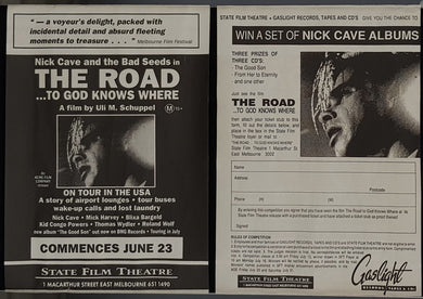 Nick Cave & The Bad Seeds - The Road...To God Knows Where