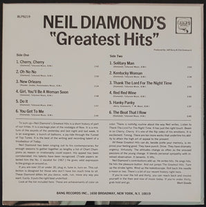 Diamond, Neil- Neil Diamond's Greatest Hits