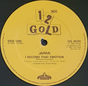 Japan - I Second That Emotion