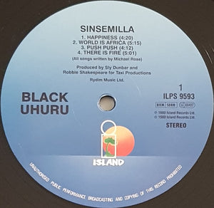 Black Uhuru - Sinsemilla - Reissue