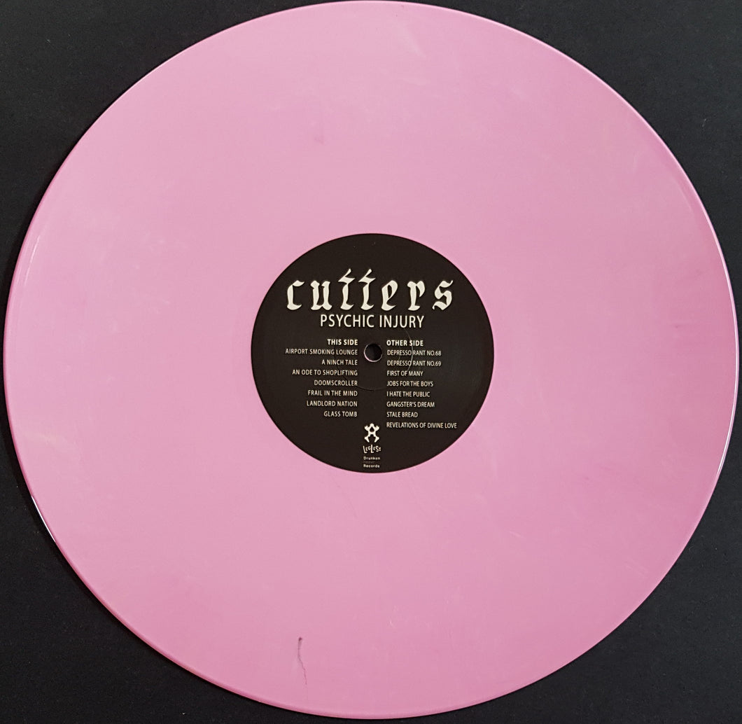 Cutters - Psychic Injury - Pink Vinyl