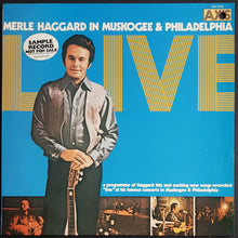 Load image into Gallery viewer, Haggard, Merle - Live (In Muskogee &amp; Philadelphia)