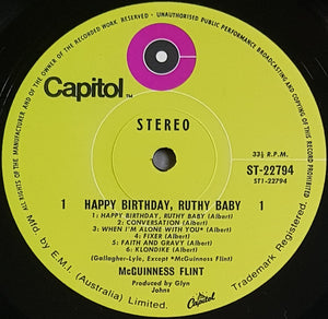 McGuinness Flint - Happy Birthday, Ruthy Baby