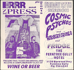 Cosmic Psychos - Complimentary Wine or Beer Voucher