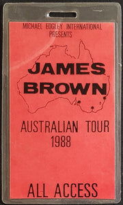 Brown, James - Australian Tour 1988