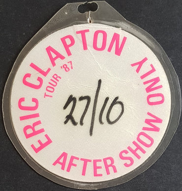 Clapton, Eric - Tour '87