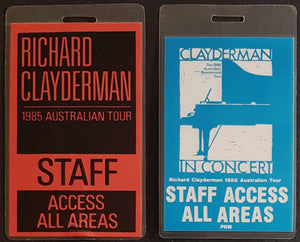 Clayderman, Richard - 1985 & 1988 Australian Tours