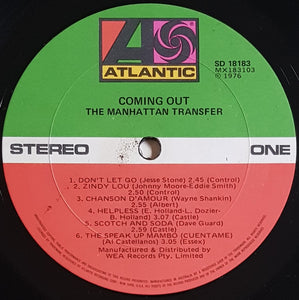 Manhattan Transfer - Coming Out