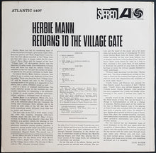 Load image into Gallery viewer, Mann, Herbie - Herbie Mann Returns To The Village Gate