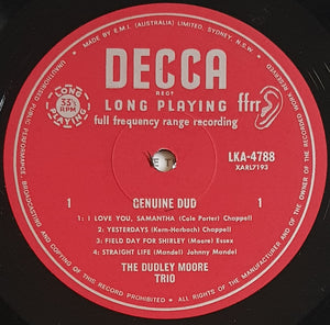 Dudley Moore Trio - Genuine Dud