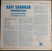 Load image into Gallery viewer, Ravi Shankar - Improvisations And Theme From Pather Panchali