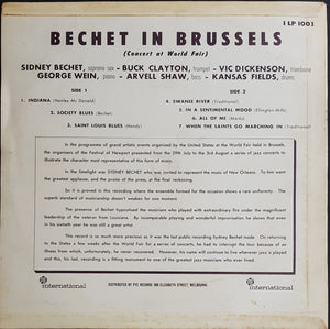 Sidney Bechet - Bechet In Brussels (Concert At World Fair)