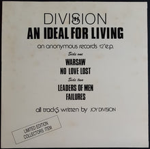 Load image into Gallery viewer, Joy Division - An Ideal For Living