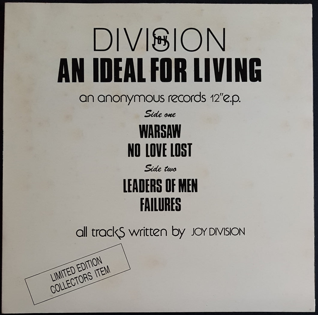 Joy Division - An Ideal For Living