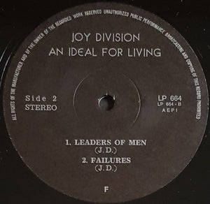 Joy Division - An Ideal For Living