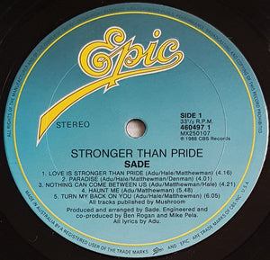 Sade - Stronger Than Pride