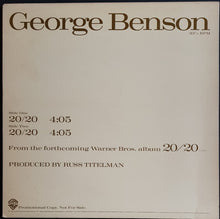 Load image into Gallery viewer, Benson, George - 20/20 (Extended Dance Remix)