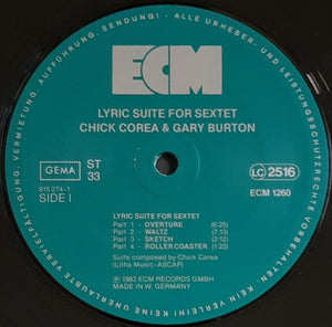 Chick Corea - / Gary Burton - Lyric Suite For Sextet