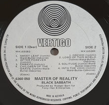 Load image into Gallery viewer, Black Sabbath - Master Of Reality