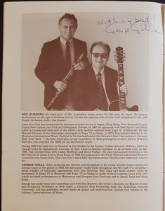 Don Burrows - A Tribute To Benny Goodman - Autographed