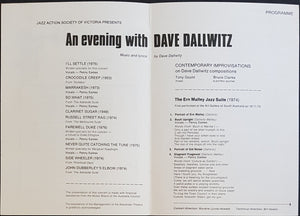 Dave Dallwitz - An Evening With Dave Dallwitz