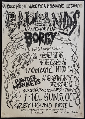 Powder Monkeys - 1997 - Badlands In Memory Of Borgy