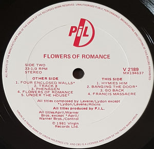 P.I.L - The Flowers Of Romance