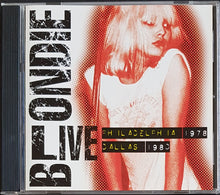 Load image into Gallery viewer, Blondie - Live Philadelphia 1978 / Dallas 1980