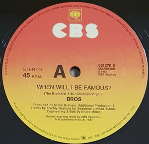 Bros - When Will I Be Famous?