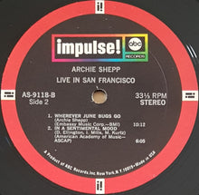 Load image into Gallery viewer, Archie Shepp - Live In San Francisco