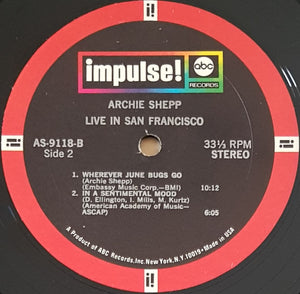 Archie Shepp - Live In San Francisco