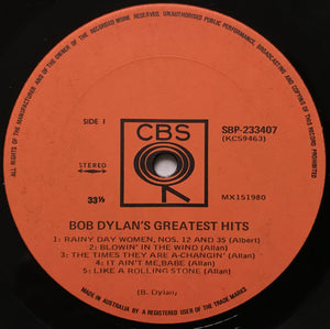 Bob Dylan - Bob Dylan's Greatest Hits