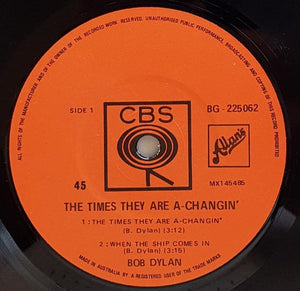 Bob Dylan - The Times They Are A-Changin'