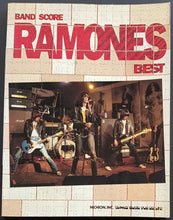 Load image into Gallery viewer, Ramones - Band Score Ramones Best