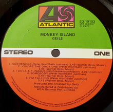 Load image into Gallery viewer, J. Geils Band  - Geils - Monkey Island