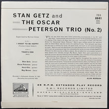 Load image into Gallery viewer, Stan Getz - Stan Getz And The Oscar Peterson Trio (No.2)