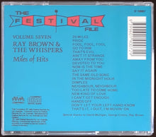 Load image into Gallery viewer, Ray Brown &amp; The Whispers - Miles Of Hits - The Festival File Volume Seven