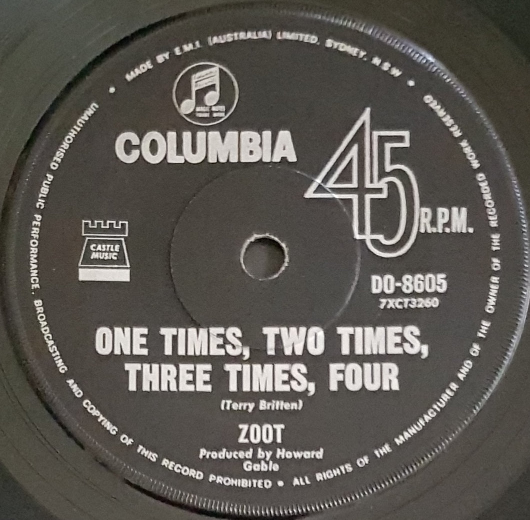 Zoot - One Times, Two Times, Three Times, Four