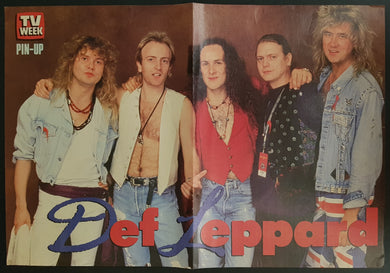 Def Leppard - TV Week Pin-Up