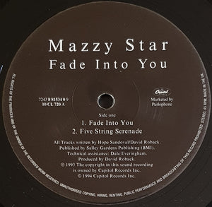 Mazzy Star - Fade Into You