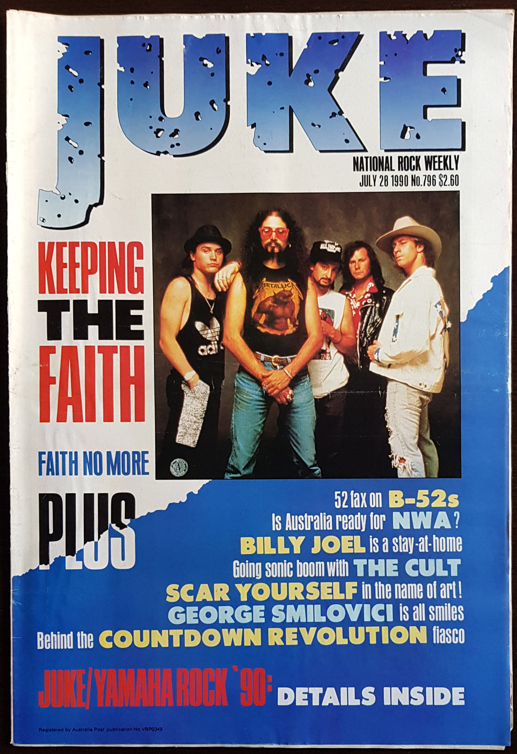 Faith No More - Juke July 22, 1990. Issue No.796