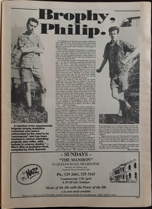 Huxton Creepers - Beat Issue 87 Wednesday 13th April 1988