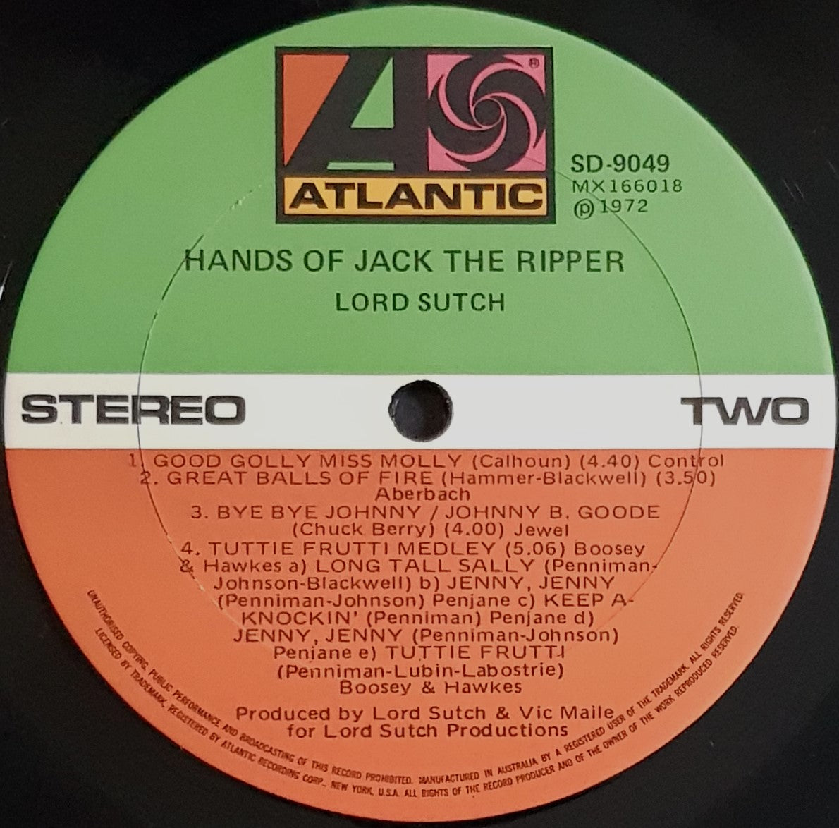 Lord Sutch And Heavy Friends - Hands Of Jack The Ripper – Vicious
